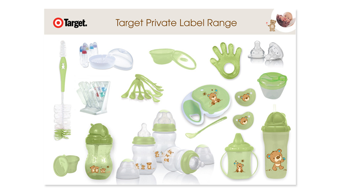 Target (Private Label) – Baby Feeding Products