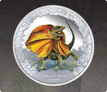 2013 Frilled Neck Lizard Coin
