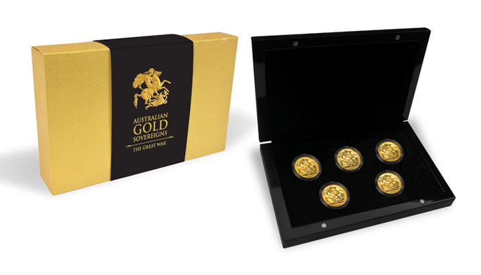 Australian Gold Sovereign Box