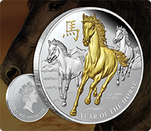 Lunar Horse 5oz Coin