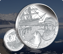 Australian Antarctic Expedition 5oz Coin