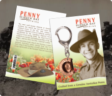 Penny Slouch Hat Keyring