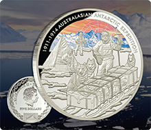 Australasian Antarctic Expedition Coin