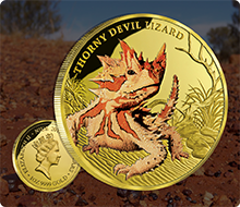 Gold Thorny Devil Coin