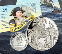 Mutiny on the bounty 225th Anniversary Coin