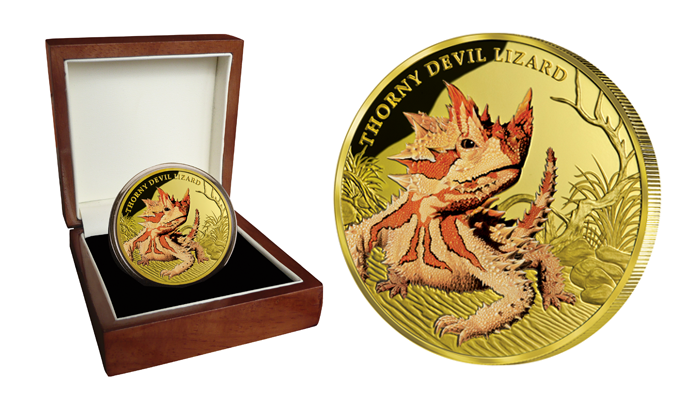 Gold Thorny Devil Coin